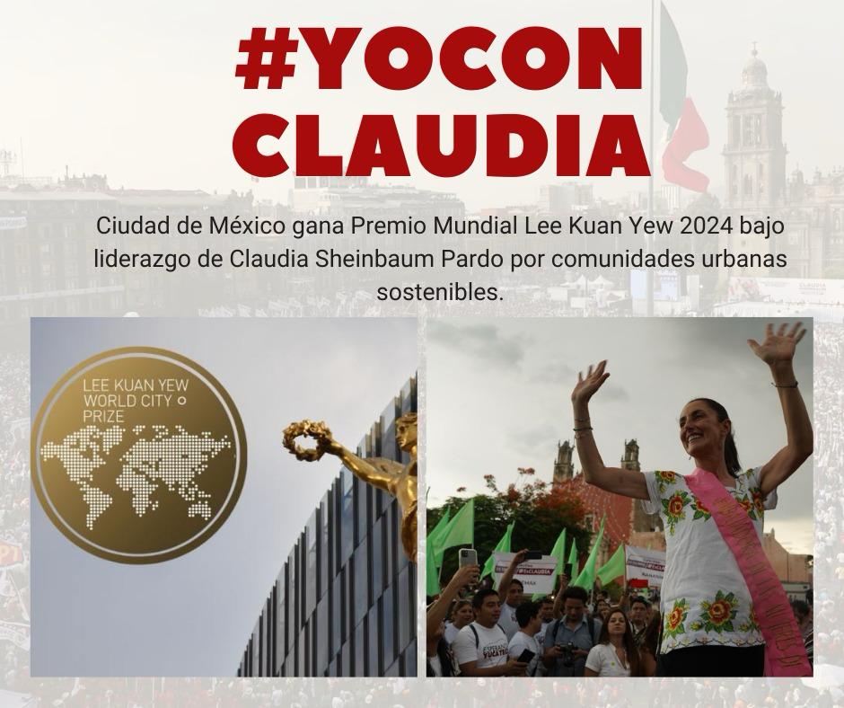 #YoConClaudia porque con ella llegará el Segundo Piso de la Transformación a todo México.
#ConTokioClaudia