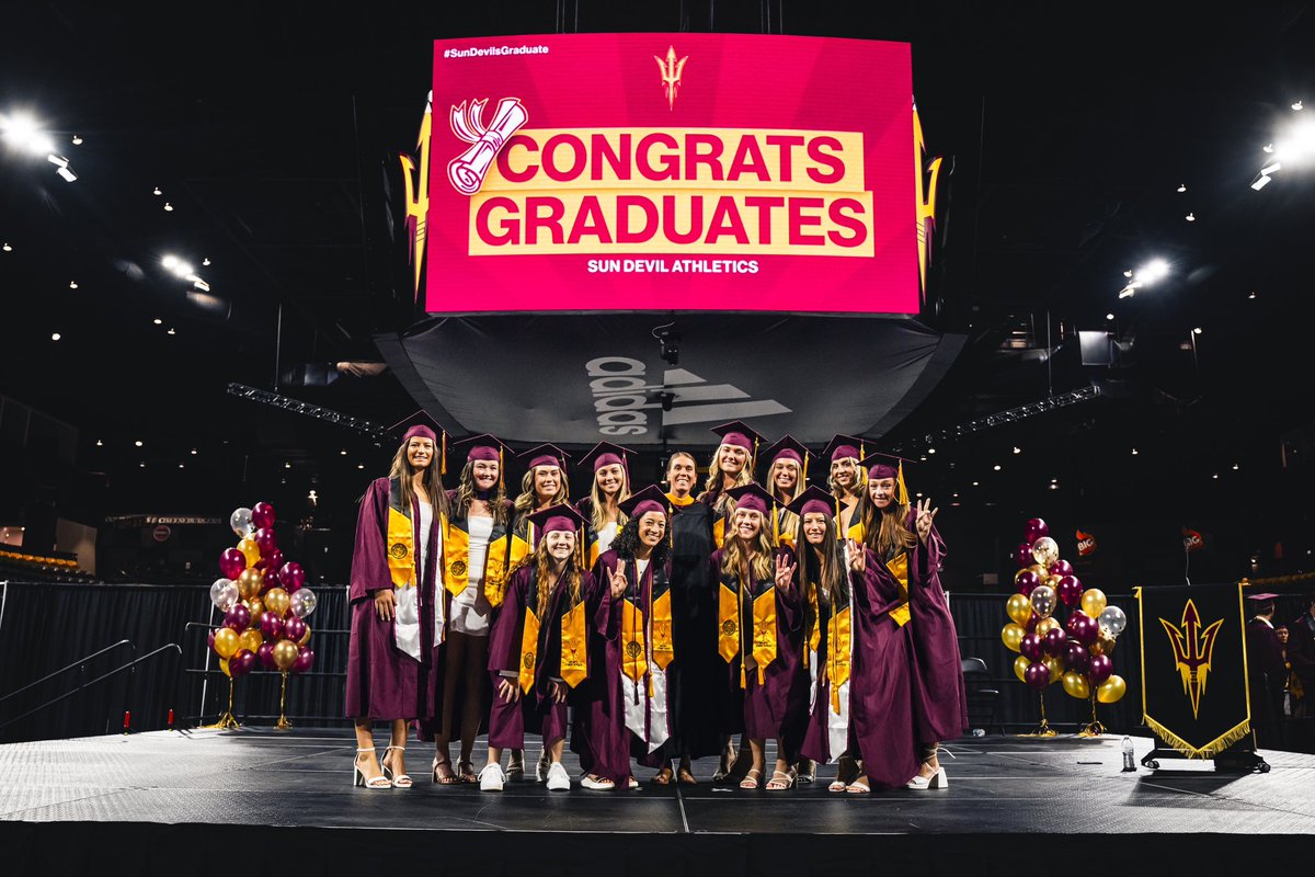 These Sun Devils are officially GRADS 🥹🎓

@sundevilwlax got to celebrate all of our student-athletes who finished their degrees in yesterday’s stole ceremony 🤩