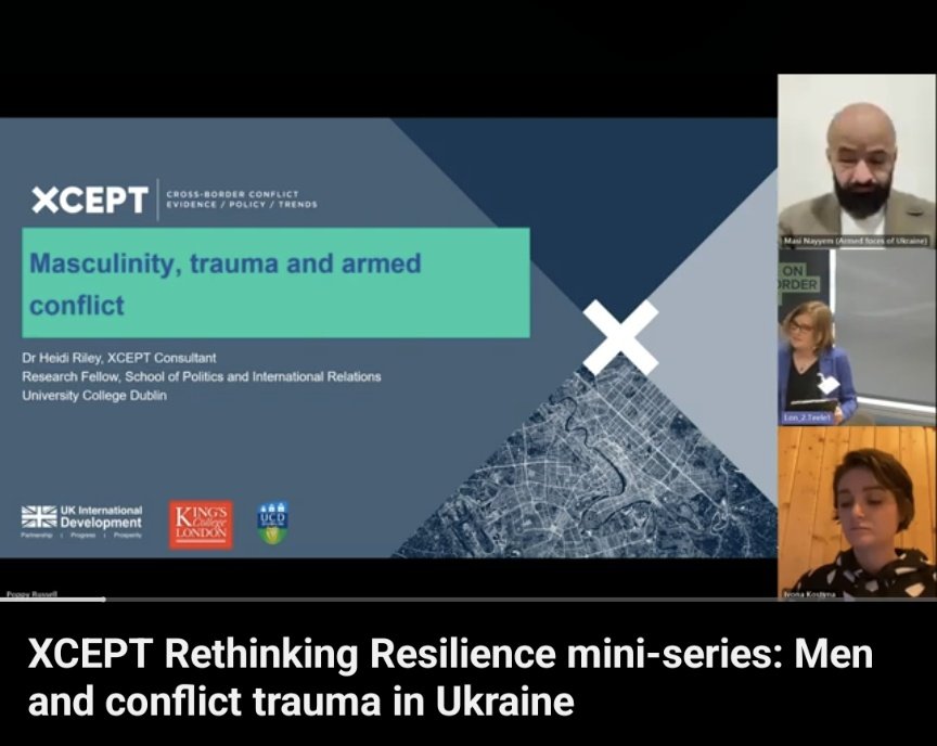 'Stronger understanding is needed within society – among primary healthcare practitioners, teachers, community leaders – of how trauma affects combatants, and that ‘it is ok not to be ok' Read our colleague's report from @XCEPT_Research conference bearr.org/2024/04/03/ret…