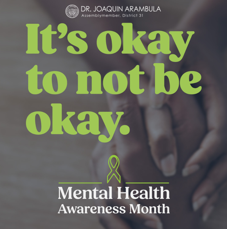 May is #MentalHealthAwarenessMonth to highlight the importance of mental health to our overall health & well-being. No one is alone -- support & resources are ever ready every day. One resource is NAMI (National Alliance of Mental Illness) at nami.org. #YouMatter