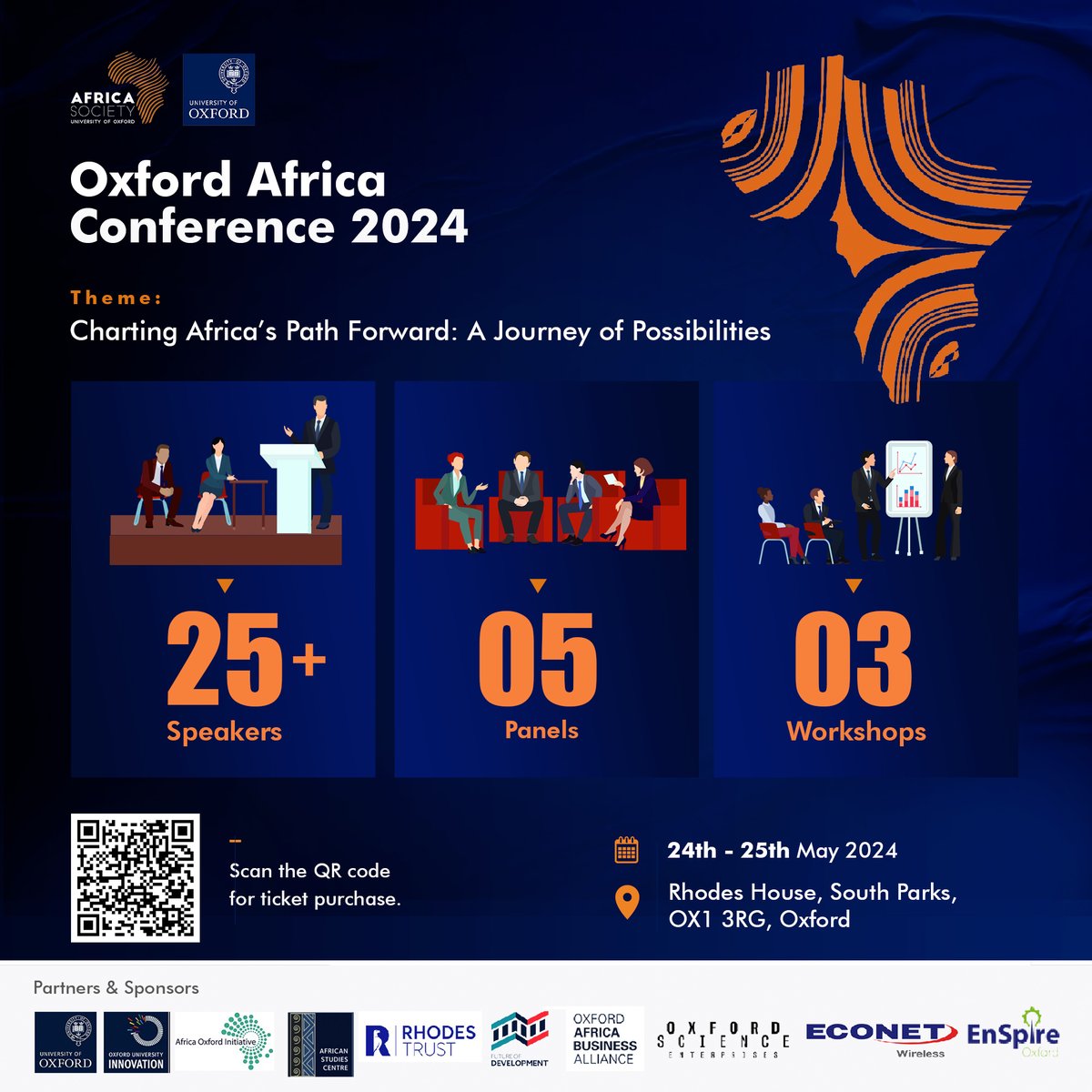 With over 25 speakers, 5 engaging panels, and 3 immersive workshops, the lineup for this year's Oxford Africa Conference is one you shouldn't miss. Have you secured your tickets yet? 🎟️

👉 Act Now: oxforduniversityafricasociety.com/oxford-africa-…

#OxfordAfricaConference2024 #UnleashAfrica #ISF2024