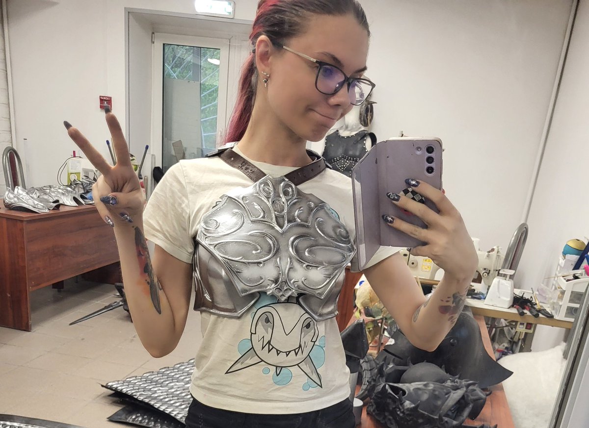 Oh yeah! The Lae'zel costume process is well underway!

#cosplay #laezel #baldursgate3 #bg3