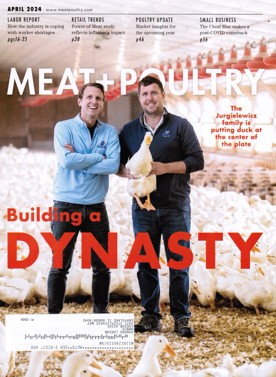 Todays Trade Magazine of the day is:
Meat + Poultry
I read 1 Trade Magazine a day. That is why you want us for marketing.
Call or email about our telemarketing, tradeshow marketing services
#Meat+Poultry #FoodSafetySummit #NationalRestaurantShow  #IFTFirst
