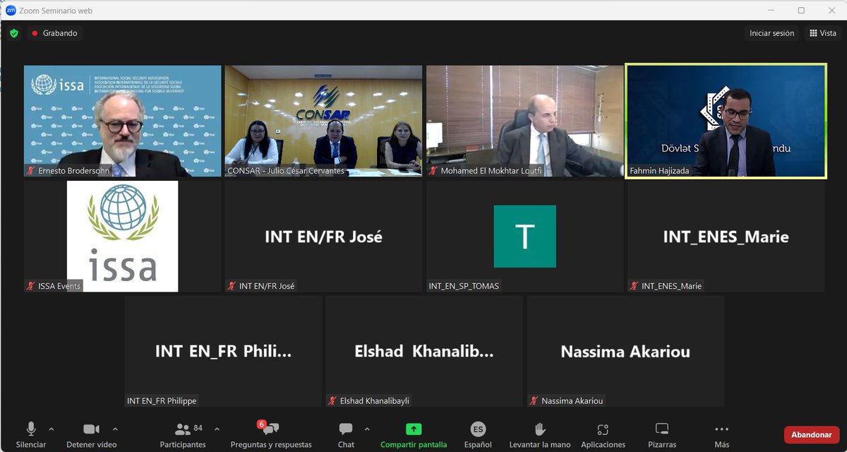 J_CervantesP's tweet photo. Hoy participé en el Webinar "Mejorar la responsabilidad para obtener mejores resultados a través de buena gobernanza", organizado por la @ISSACOMM.
🧵 https://t.co/YjHLH5hISl