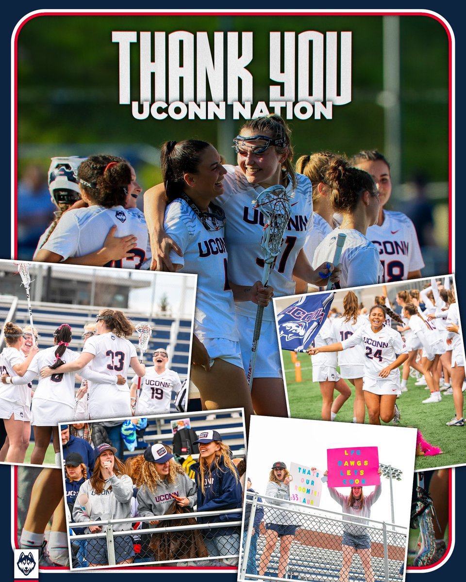 THANK YOU, UConn Nation for your support during the entire 2024 season! We are so grateful to have the BEST fans around…HUSKIES FOREVER 💙🐺 #BleedBlue | #GoDogs