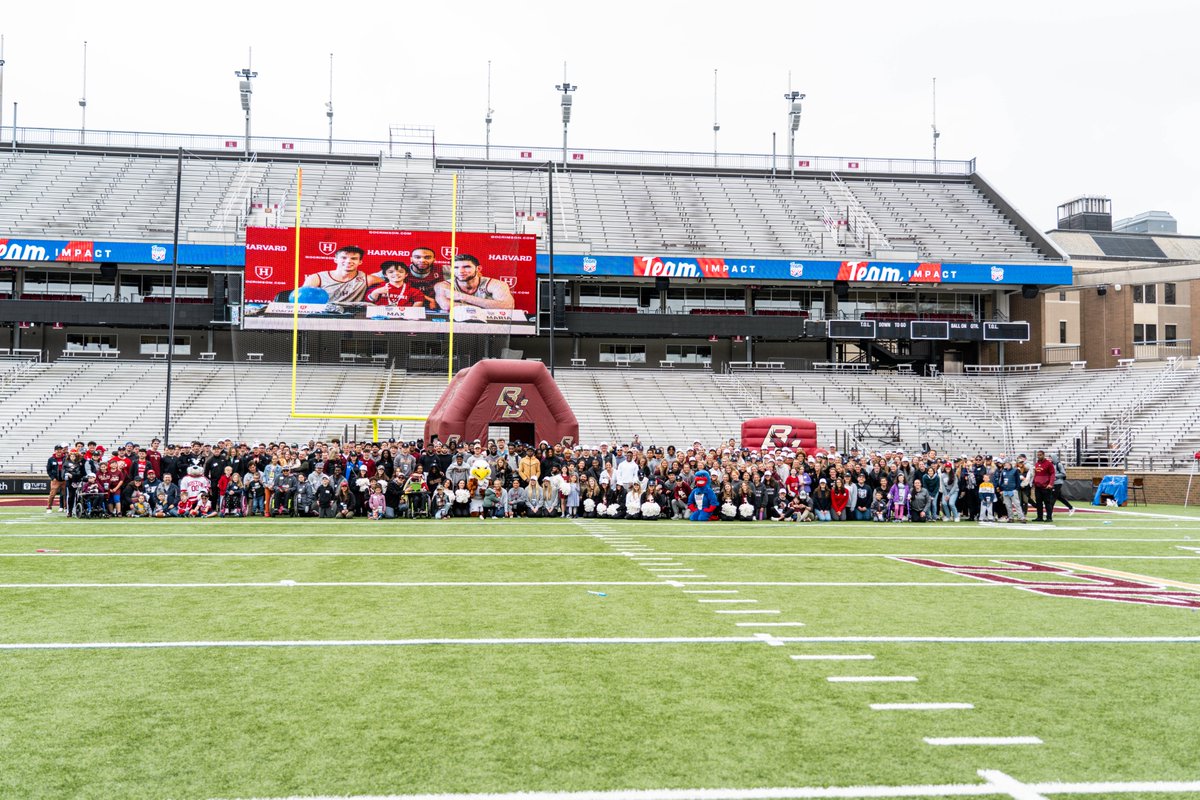 Team IMPACT Field Day! We had such an amazing time at the 2024 Team IMPACT Field Day! BC Athletics is proud to partner with @GoTeamIMPACT to create life-changing experiences for everyone involved