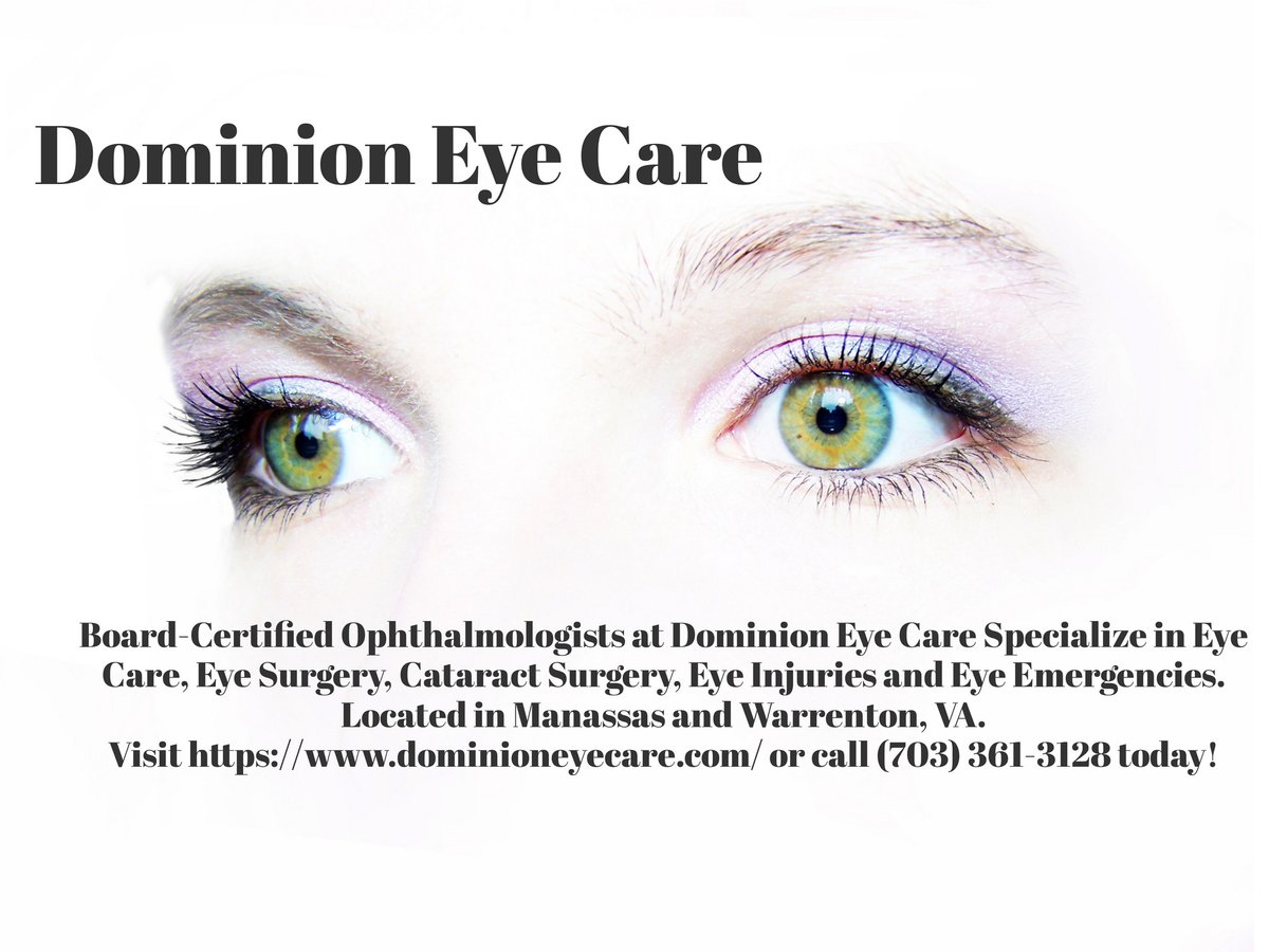 Explore Dominion Eye Care at dominioneyecare.com or dial (703) 361-3128 now! 🌟 #DominionEyeCare #EyeCare #CataractSurgery #EyeEmergencies