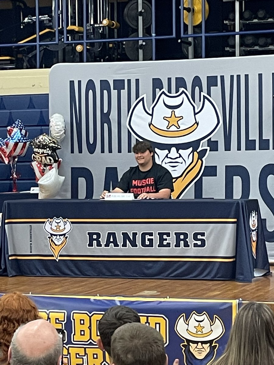 NR_Ranger_Football (@nrrangerfootba1) on Twitter photo Signing Day at NRHS. Congrats to <a href="/jmich05/">Jeremy Michael</a> and good luck at Muskingum in the Fall! Signing Day at NRHS. Congrats to <a href="/jmich05/">Jeremy Michael</a> and good luck at Muskingum in the Fall!