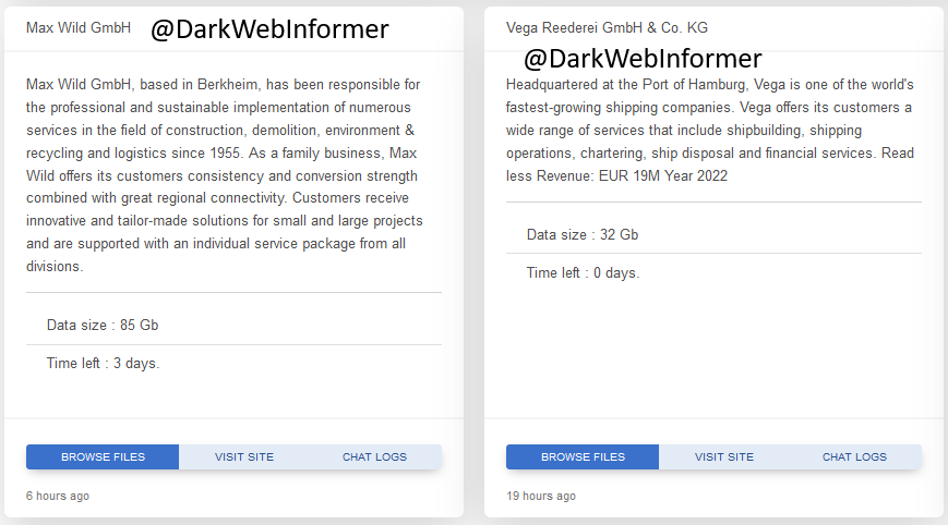 DarkWebInformer's tweet photo. ⚠️#Ransomware⚠️Allegedly, #Metaencryptor has named multiple victims.
#DarkWebInformer #DarkWeb #Cybersecurity #Cyberattack #Cybercrime #Malware #Infosec #CTI
Threat Actor: Metaencryptor
Ransomware Victim: 2 Victims
Date: 2024-05-07 https://t.co/lJhb0LXz9i