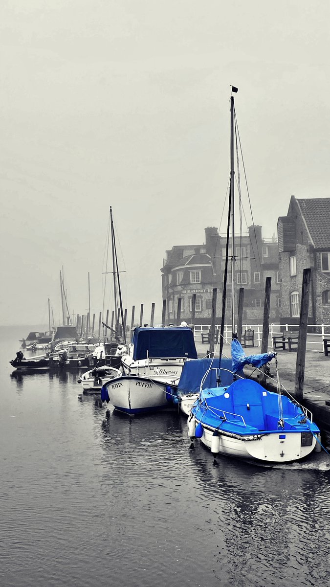 #Blakeney #Boats on a misty morning earlier today - without the use of AI or just pressing a filter button - #photography #photoediting #Norfolk #northnorfolk #northnorfolklife @BHAssociation @blakeney_bsc @BlakeneyGarage @NNorfolkLiving @nthnorfolknews @visitnorfolk @lovenorfolk