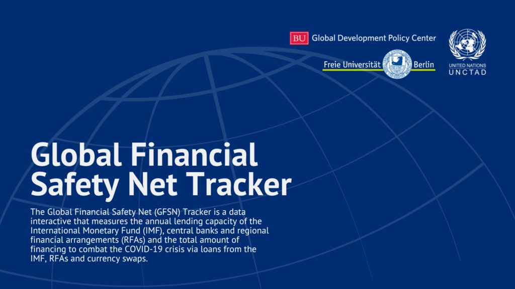 🌐 The newly updated Global Financial Safety Net Tracker displays all available lending from @IMFNews, regional financial arrangements + central bank swaps, as well as data on loans provided by the GFSN since COVID-19.

Explore the data: gdpcenter.org/3UOnoTD