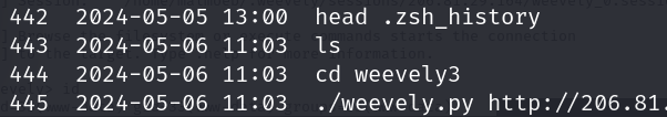 New blog post: Today I Learned - Zsh History Timestamps dfir.ch/posts/today_i_… In Zsh, the shell session retains the command history with timestamps in memory. Each executed command is logged in the history along with a timestamp denoting its execution time.