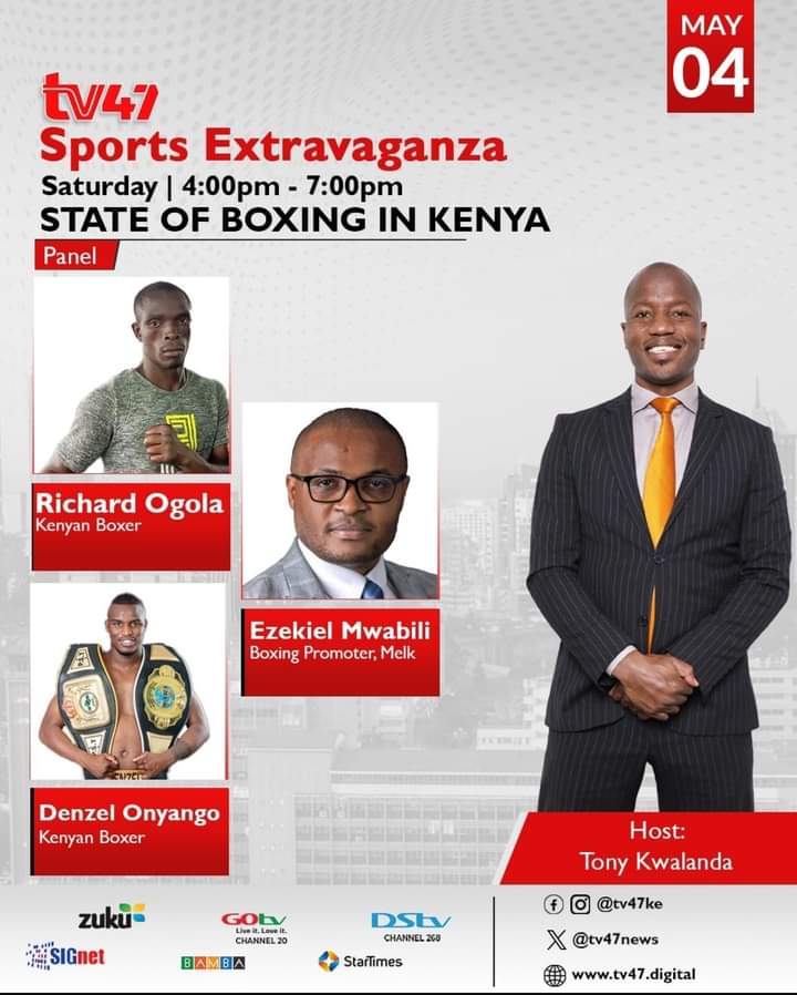 🥊 Exciting news! Our team at MELK Boxing Promotions today had the privilege of discussing the thriving boxing scene in Kenya, courtesy of TV 47 Kenya. Joined by the incredible @TonyKwalanda and our dedicated boxers. 
 #MELKPromotion #KenyanBoxing #TV47Kenya
#SportsExtravaganza