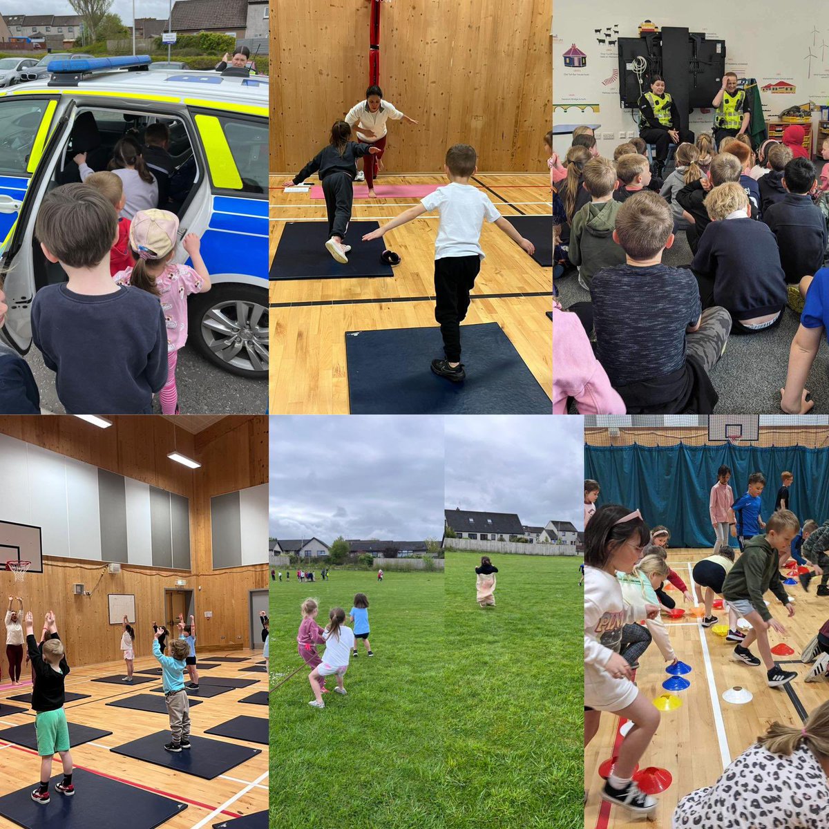 Health Blast day 1! We enjoyed Rounders, Highland Games, Zumba, CPR training, Yoga, Joe Wicks, police visit, sports hall games, Daily Mile, Skipping and Keepy Up challenge! A big thank you to @ASAberdeenshire @SaveALifeScot @Scotambservice and @PoliceScotland for the support 😊