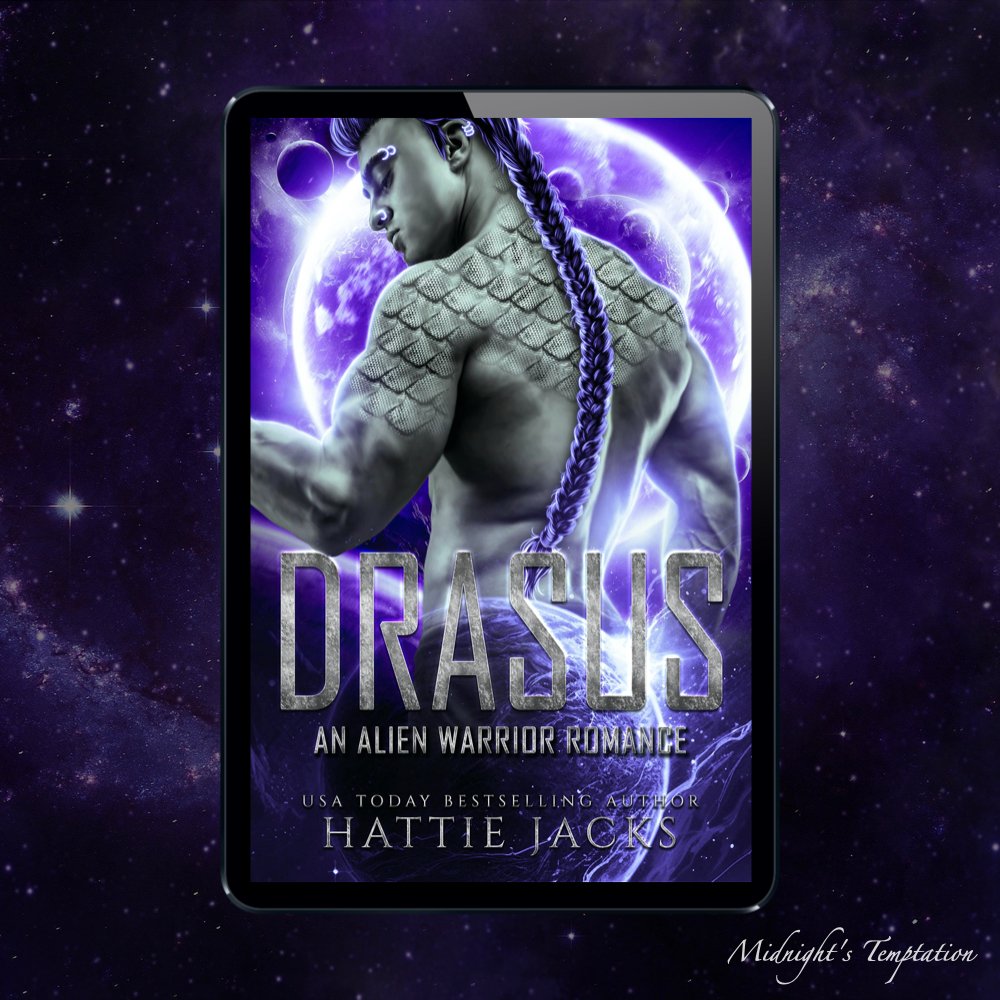 ✨ “You are the moon around which I turn. Your eyes are my stars, your breath - my breath. We cannot be parted, we are one.” ~~~ 📚 Drasus by Hattie Jacks ~~~ ARC Review: instagram.com/p/C6rTtGvox4H/ #SciFiRomance #BookReview #BookRecommendations #SFR #AlienRomance #BookTwitter