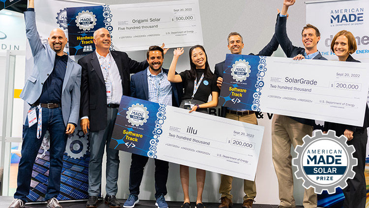 Did your local #SolarStartup make the top 10 list? 👀 These teams of entrepreneurs were just awarded $175K for their commercially viable solar tech ideas in the #AmericanSolar Prize Round 7. Check out these rising stars of #CleanTech ⭐️ nrel.gov/news/program/2…