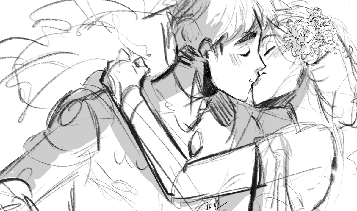uxialovegood's tweet photo. *Proceeds to add it to the pile of sketches* #elriel https://t.co/239xvkkdyC