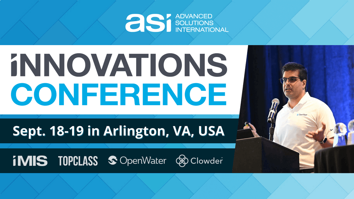 The program for #iNNOV24 USA is out! Highlights:
🌊  Applying OpenWater to Advanced & Complex Workflows
🌊 Empowering Associations for Digital Transformation
🌊 Extending OpenWater: Connecting Integrations & Advanced Features

Program 👉 bit.ly/3Usw80l

#innov24 @advsol