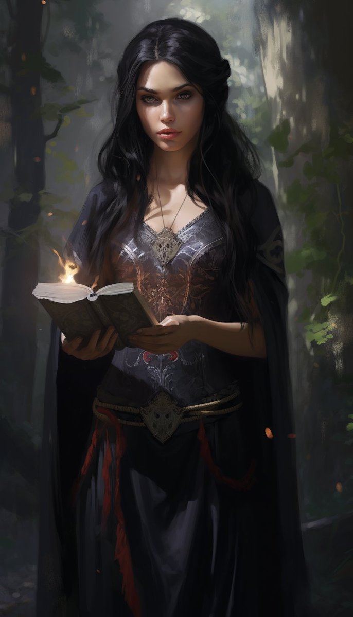 @Garhom13 Nauni Nindaerun, elfin wizardess of Upper Eschelon in the world of Loar.