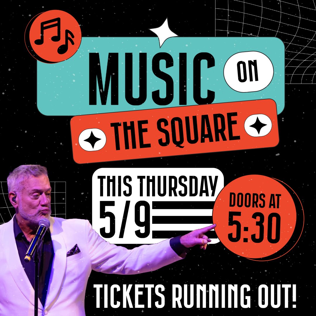 🎶 Missed our last 'Music on the Square' show? No worries! 🎵 Join us THIS THURSDAY for the next one featuring Anthony Newley's timeless hits, performed by Eddie Bruce & The No Name Pops Jazz Quintet. Get tickets & learn more at uarts.edu/musiconthesqua….