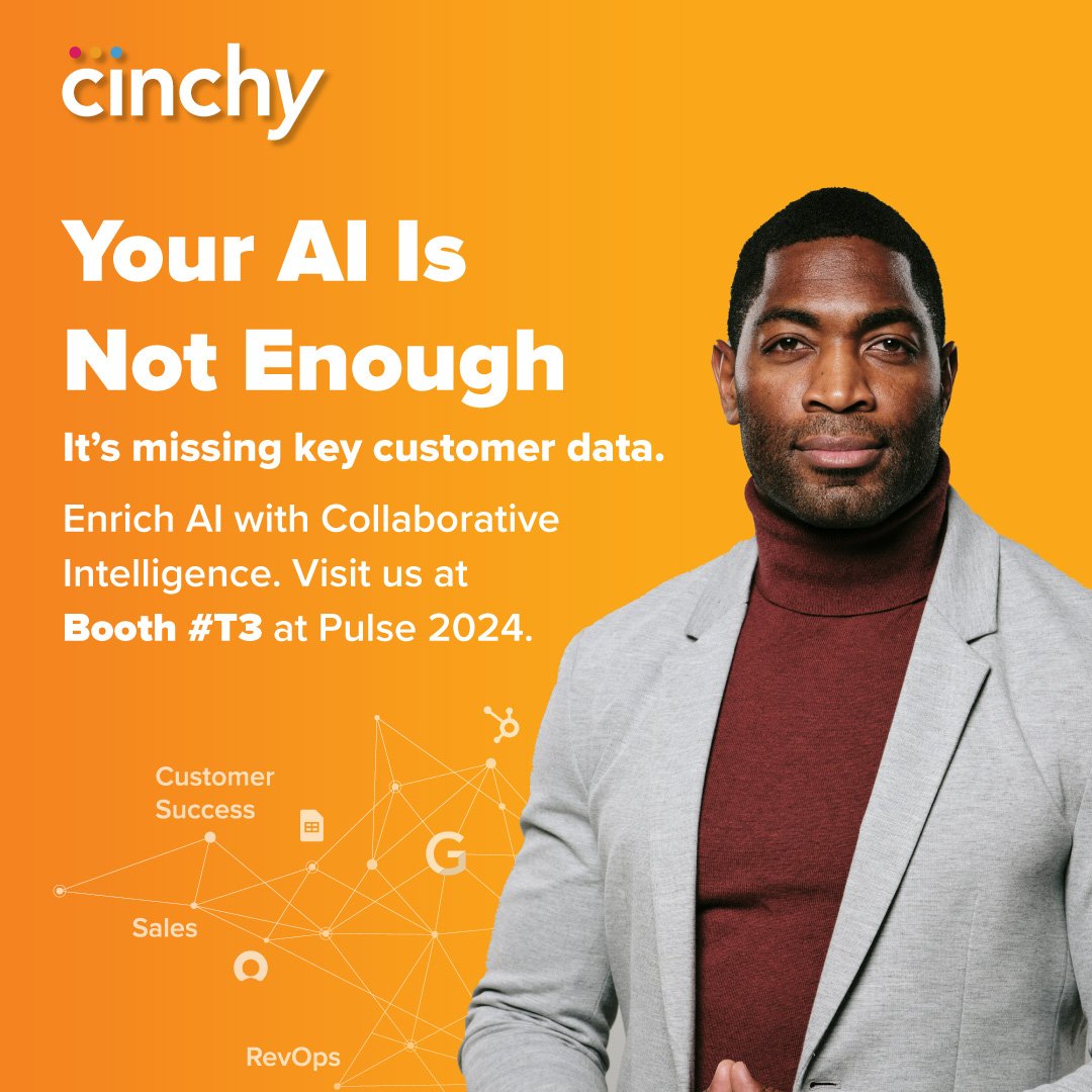 If you’re at Gainsight’s Pulse 2024, stop by Booth #T3. We’ll show you how to liberate critical information and enrich AI to produce collaborative intelligence that creates a broader view of your customers so you can maximize renewals and revenue.