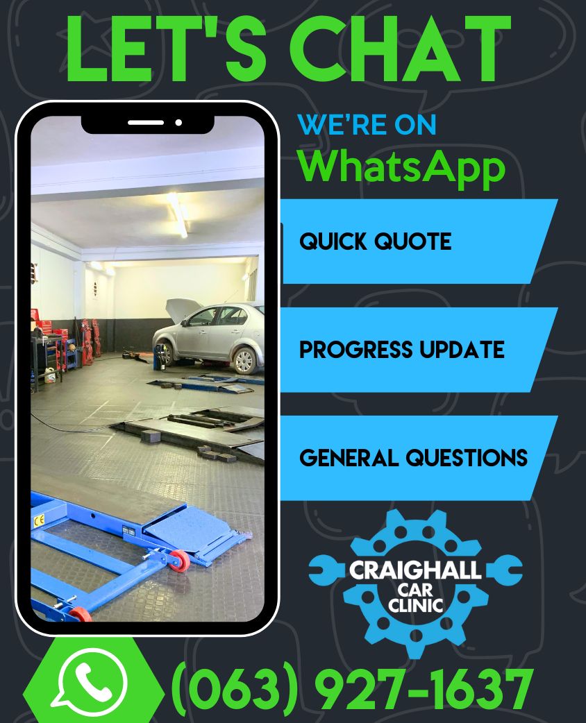 👉 Need a quote? 💰 – SORTED ✅

👉Want a progress update? 📈 – SORTED ✅

👉 Got a general question? 🤔 – SORTED ✅

We've got you covered!

Save our contact number today! 📲 (063) 927-1637 - wa.me/27639271637

#WhatsApp #AutoRepair #Maintenance #Servicing #QuickAndEasy