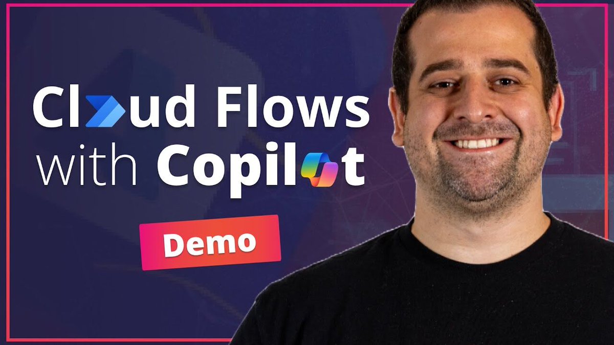 From written word to functioning #cloudflow! 🤯

See how in this demo! 👇
🔗 bit.ly/3J2Q6tj 

#PowerAutomate #MicrosoftCopilot