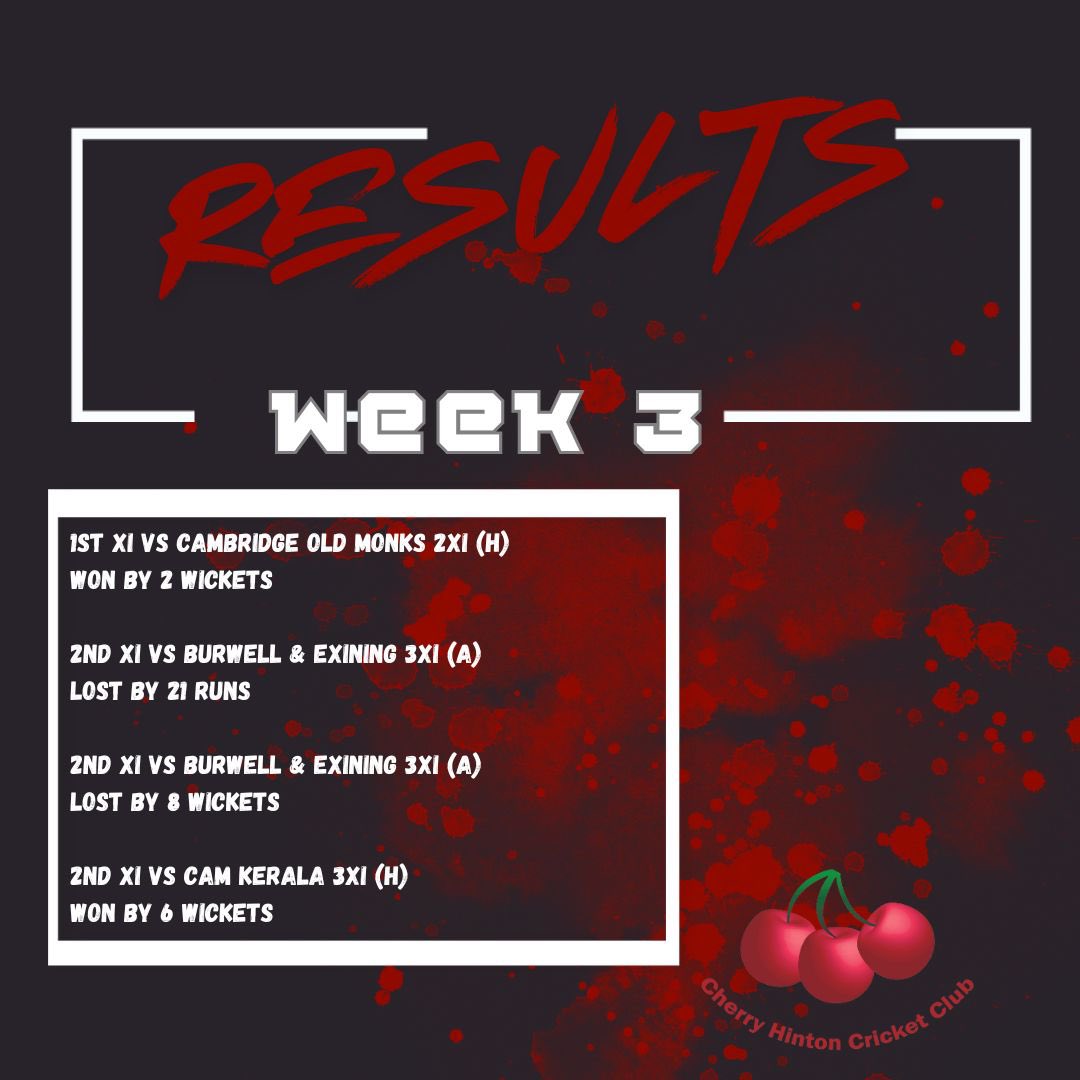 Cherry Hinton Cricket Club tweet media