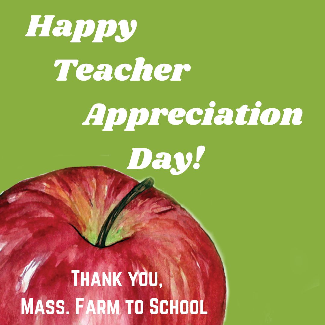 We wanted to take a moment during Teacher Appreciation Week to say thanks to all of our awesome farm to school educators out there! #farmtoschool