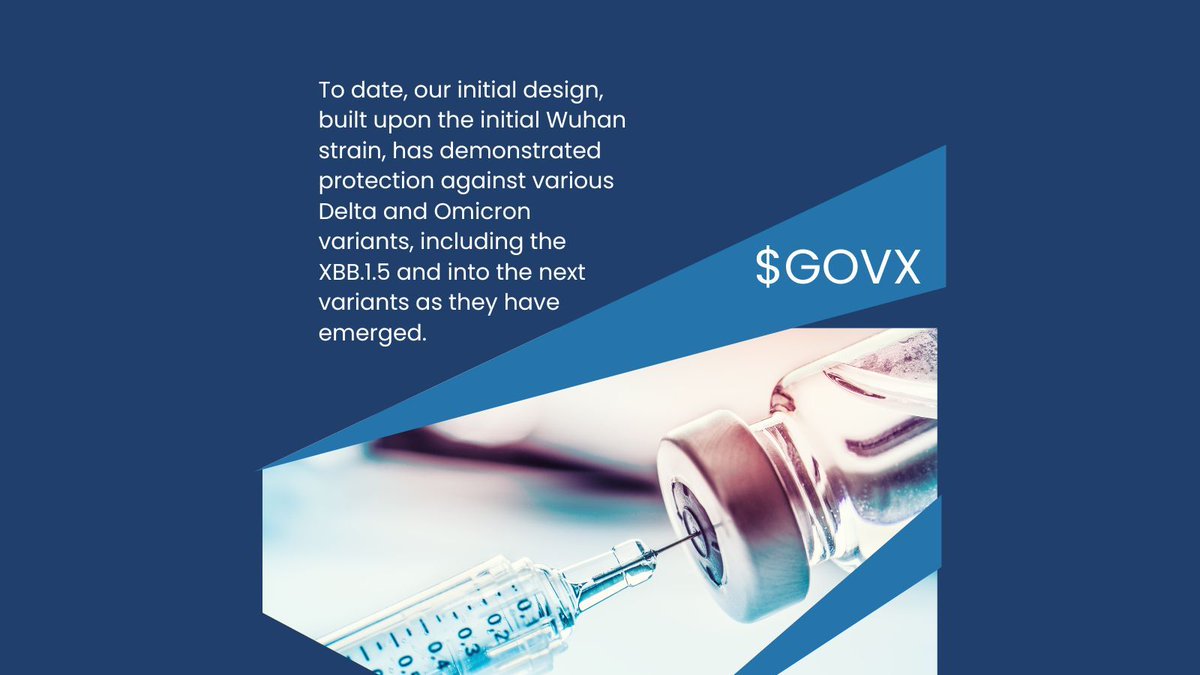 You may have grown tired of Covid. Not us. #vaccines #COVID19 #immunocompromised #MVA $GOVX