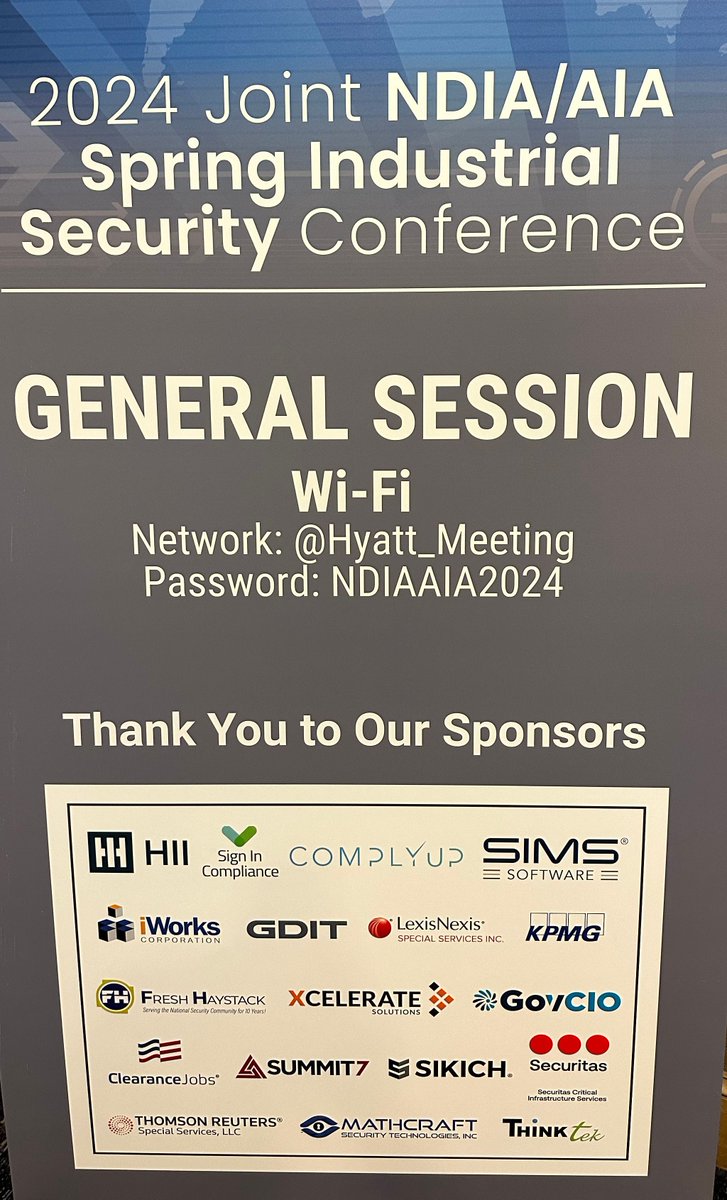 CandaSolutions's tweet image. @CANDASolutions is proud to be the Premier Sponsor at NDIA/AIA Spring Industrial Security Conference in Jacksonville this week. #2024SpringISC #NationalSecurity #RiskManagement @FreshHaystack