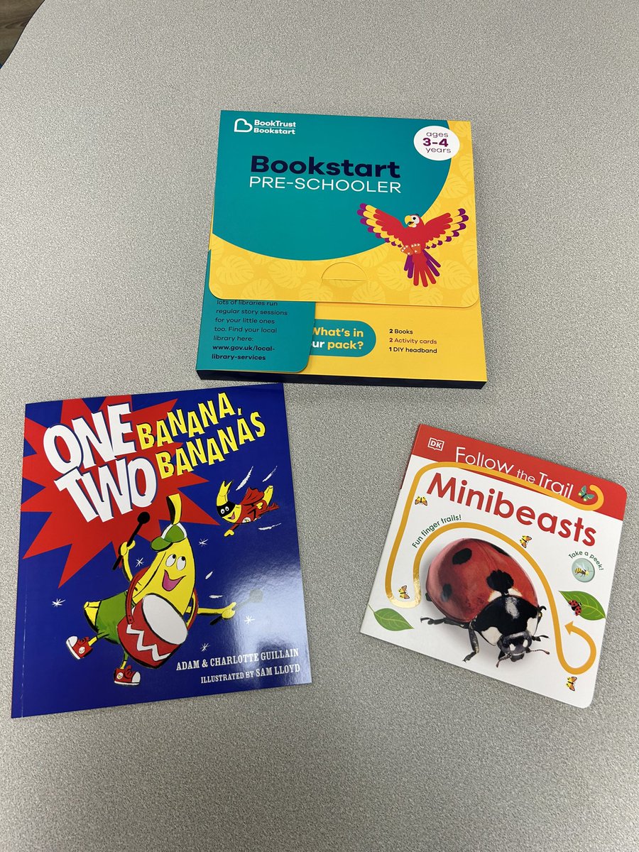Thank you @Booktrust our nursery children will love these! 📚