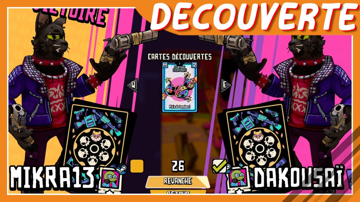 Découverte de Friends Vs Friends sur Youtube youtu.be/2pVoErW2lWs?si… 

#FriendsVsFriends Made by @Brainwash_Gang , published by @RawFury 

@FVFgame #1v1 #pvp #action #shooter #cardgame #cards #pcgaming #firstpersonshooter #FPS #gaming #multiplayer #strategygames