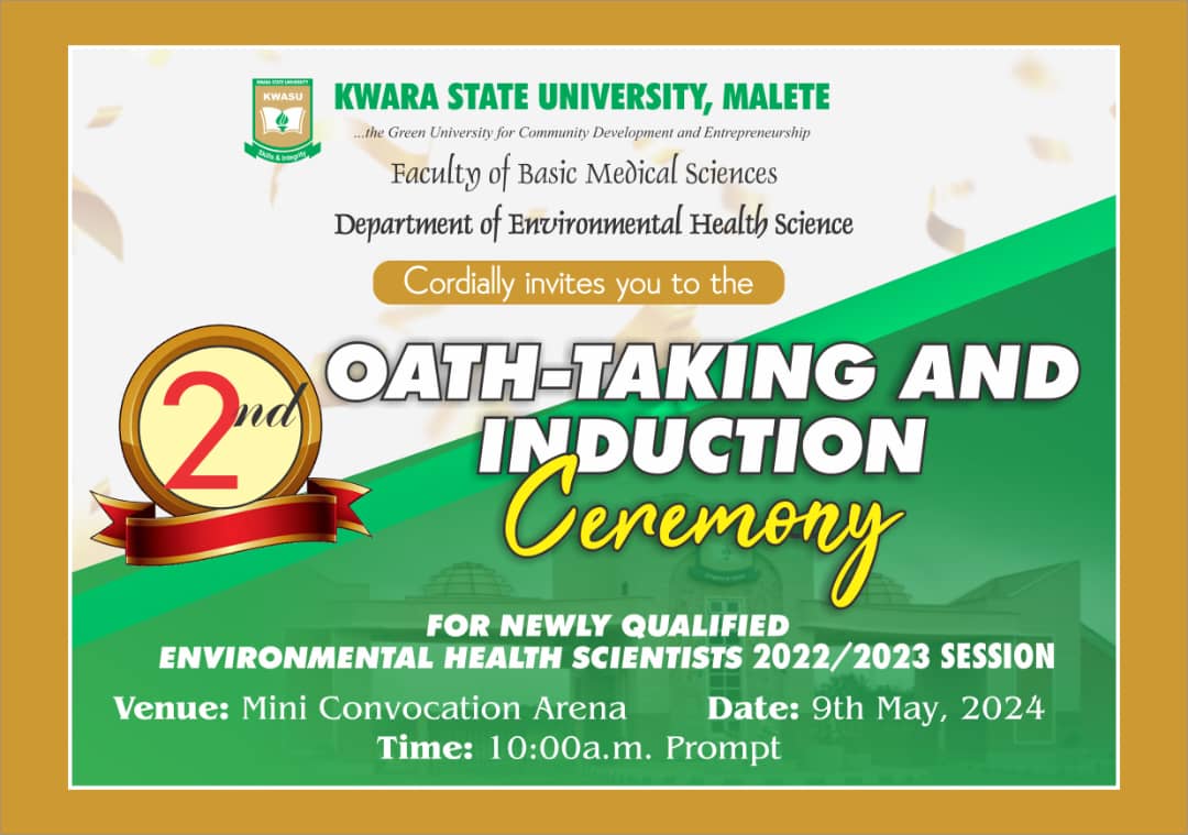 KWARA STATE UNIVERSITY, MALETE (@KwasuOfficial) on Twitter photo 2024-05-07 18:14:31