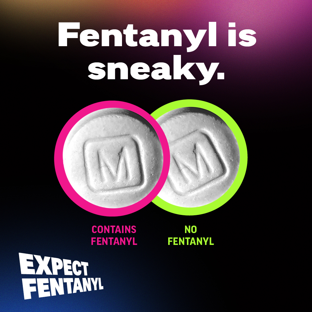 💊 There is no way to tell by looking if fentanyl is in a pill or powder. Share messages from @MultCoHealth 'Expect Fentanyl' campaign which highlights the dangers and how common it’s become for counterfeit prescription pills to contain the deadly drug: bit.ly/4bpWEP4