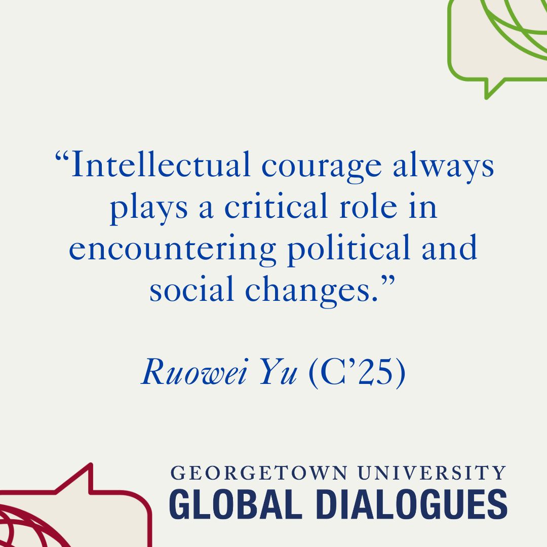 Student reflections on the #GUGlobalDialogues

In this series, students respond to @ETemelkuran and her idea of how democracy faithful to social justice can save the fundamental moral values and the planet.

Full essays buff.ly/3PvfDz2