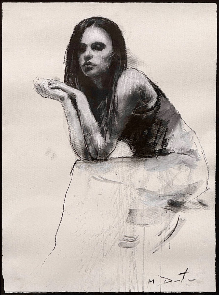 Mark Demsteader - Alana Study. #markdemsteader #contemporaryart