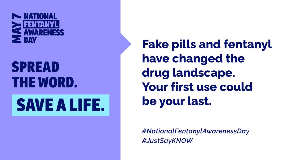 🧵PLEASE SHARE: Today, May 7, 2024 marks the third annual #NationalFentanylAwarenessDay. The observance was founded by parents who have lost loved ones to the drug overdose crisis. #fentanyl.