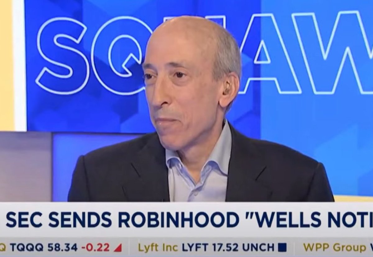 This guy @GaryGensler went on national TV and said that Bitcoin and other cryptos need to disclose their earnings report. This same guy taught about decentralization in crypto at @MIT It's not that he doesn't know. He's knowingly misleading people. @WarrenDavidson…