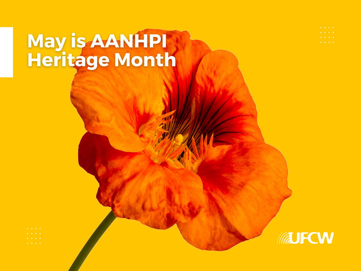 May is #AANHPIHeritageMonth! Join us in celebrating the rich and diverse contributions of our AANHPI members in our workplaces and communities. Together, we stand in solidarity for workers' rights and a stronger union for all! Read more: bit.ly/4bkofkv