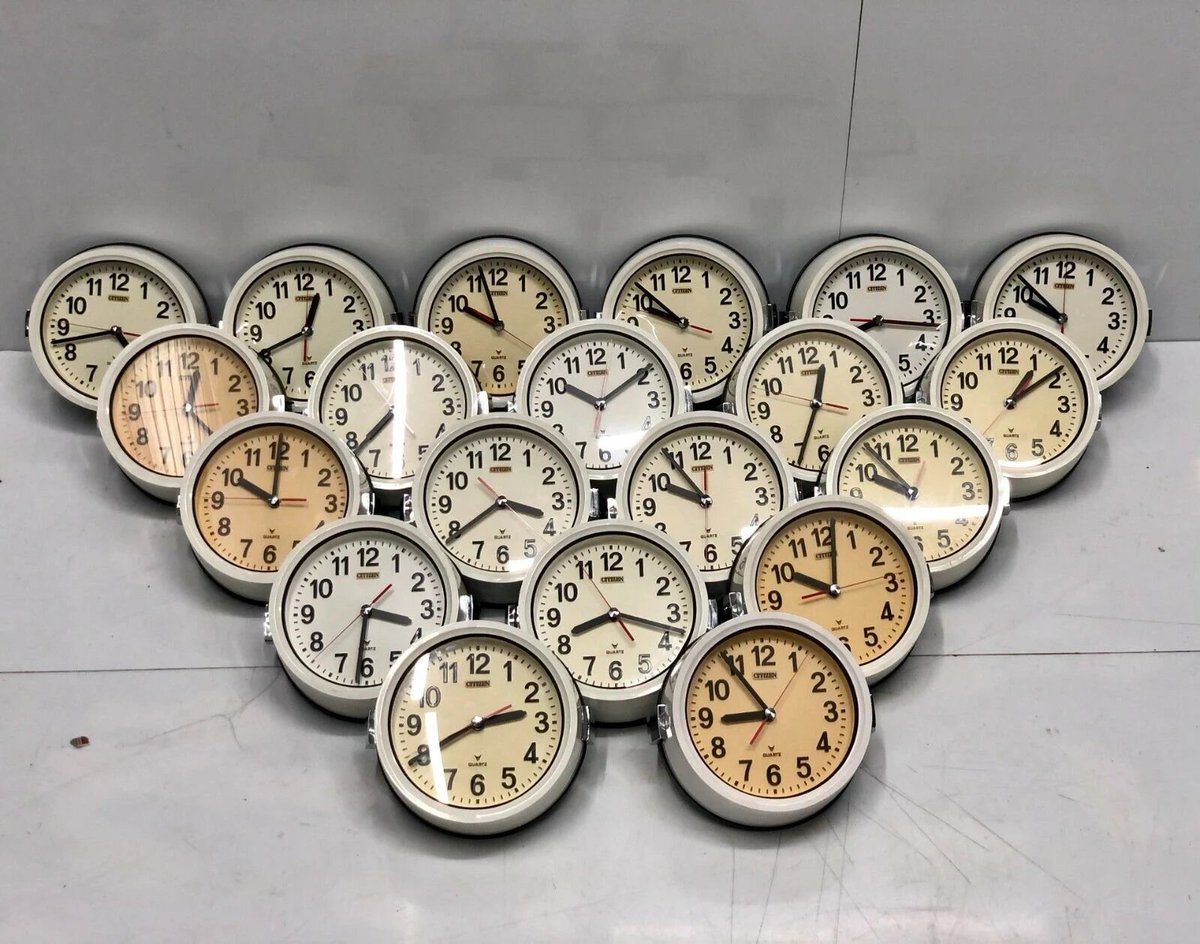 Excited to share the latest addition to my #etsy shop: Nautical Antique Original Slave Citizen Quartz Round Wall Clock Made in Japan 20 Pieces etsy.me/3wtrg3h #white #housewarming #hanukkah #metalworking #bedroom #midcentury #homeclock #nauticalclock #vintageclock