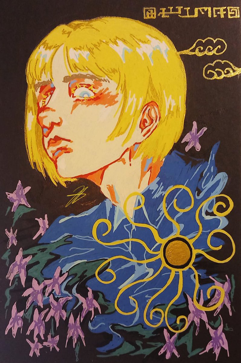 First time using acrylic markers!
#arminarlert #アルミンアルレルト