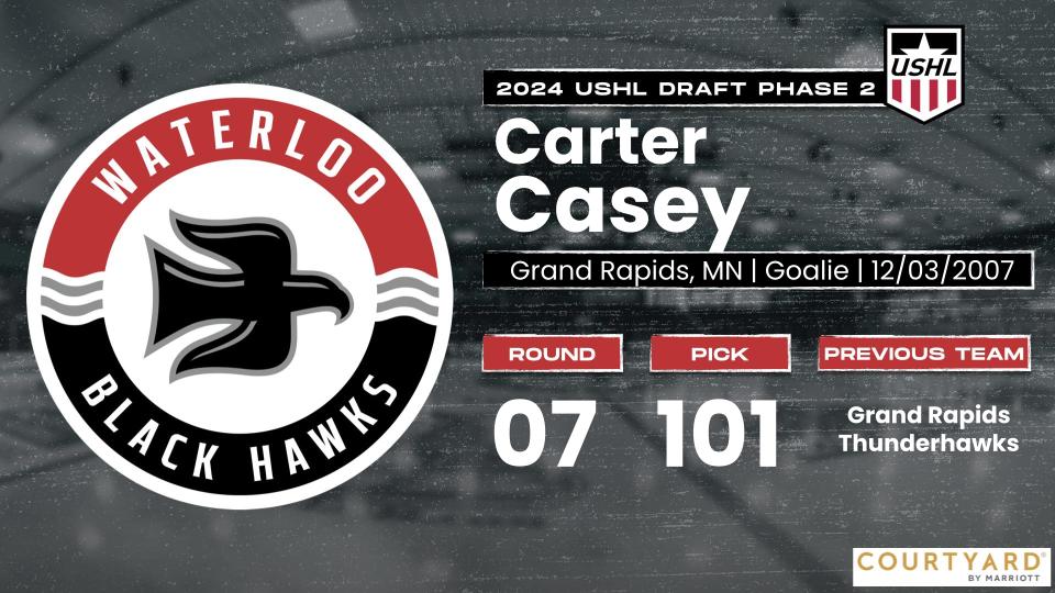 Welcome to the Black Hawks organization, Carter! #USHLDraft