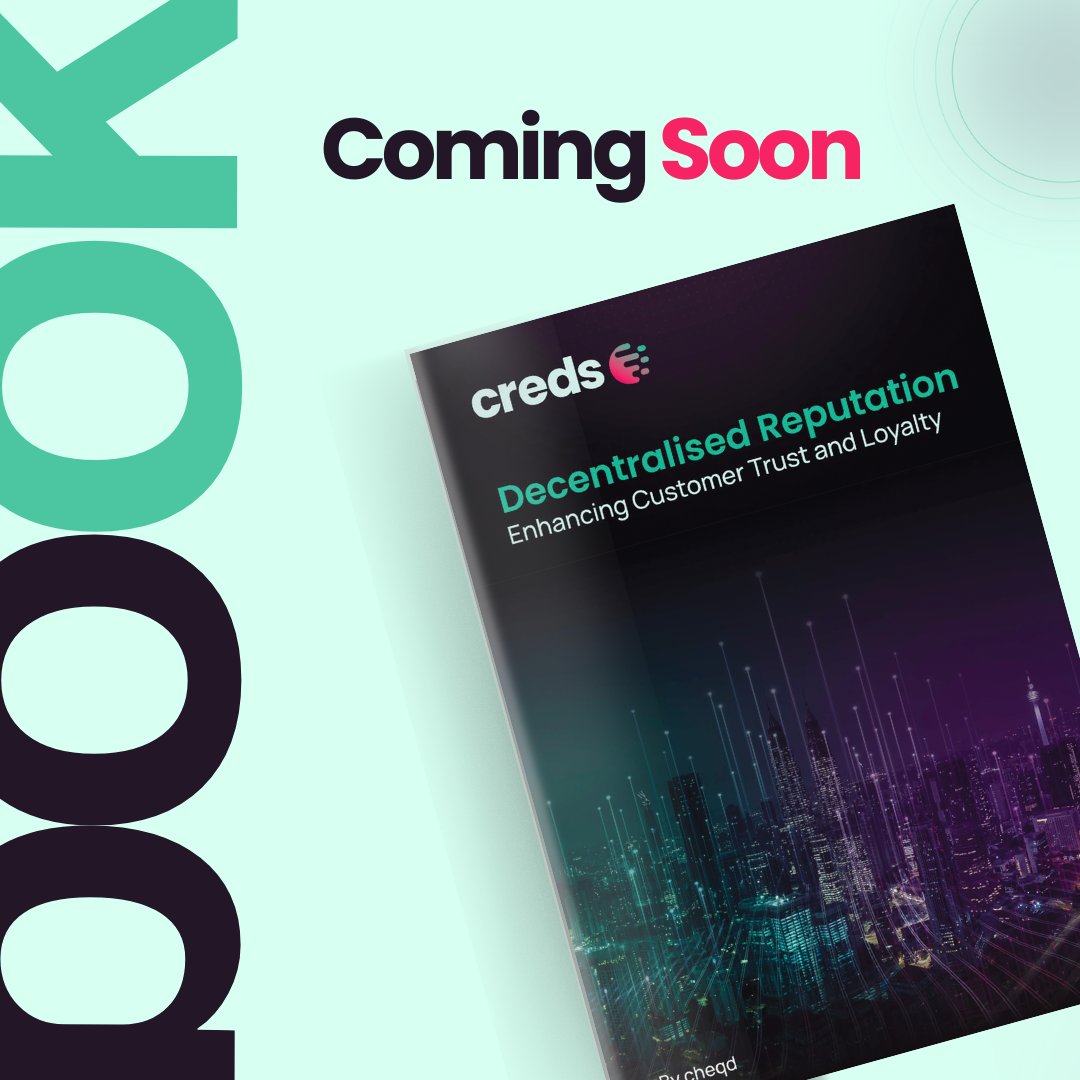 🔥Our first eBook on decentralised reputation is about to drop, crafted by the @cheqd_io team. 🎢Discover its potential applications on enhancing customer trust and loyalty across Web3, DAOs, communities, entertainment, and gaming. 👀Stay tuned