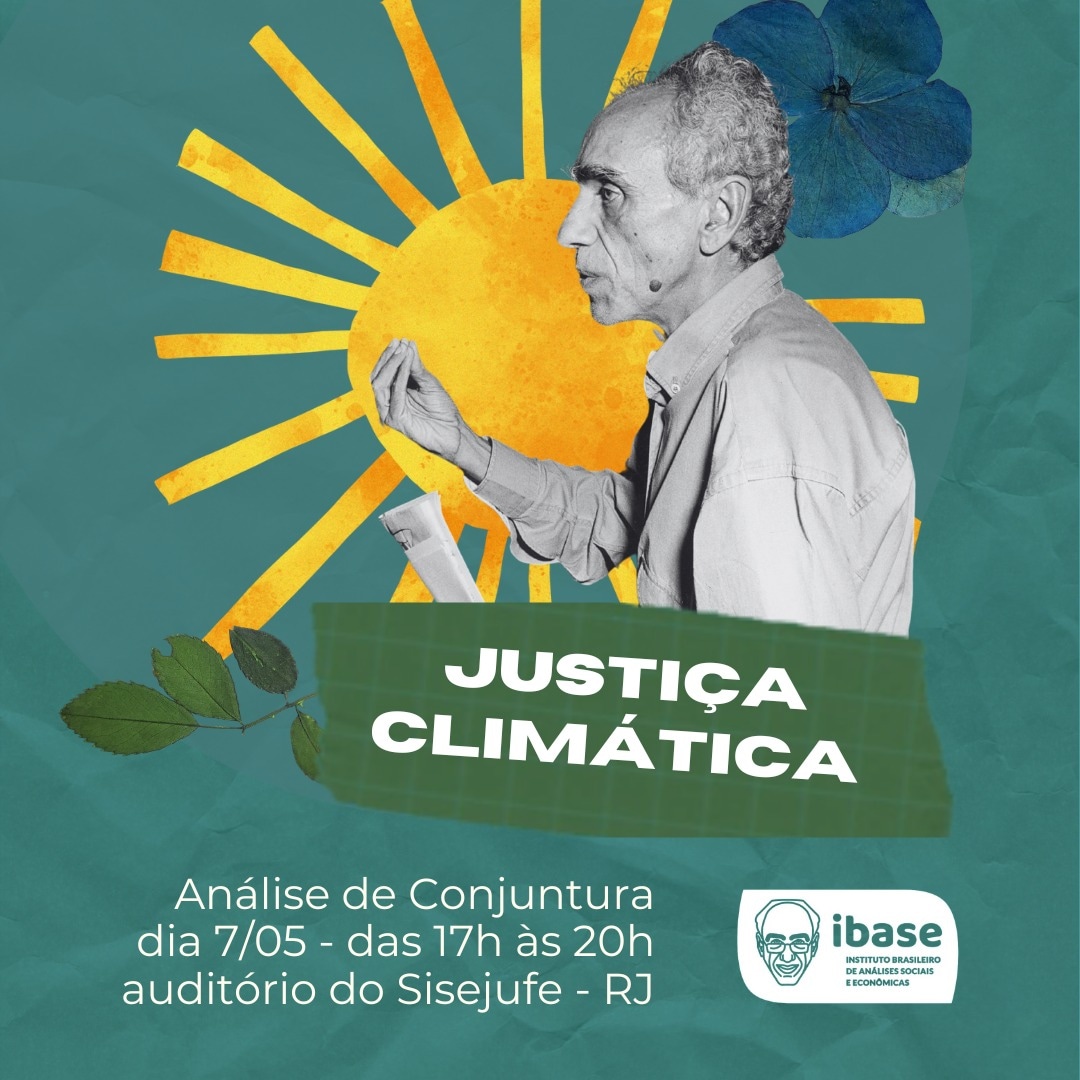 Você já parou para refletir em como as mudanças climáticas impactam de modo diferente em quem vive nas periferias das cidades? 🤔

Se a justiça climática é um tema que te faz pensar, venha compartilhar suas ideias na próxima Análise de Conjuntura do <a href="/Ibasenet/">Ibase</a>.