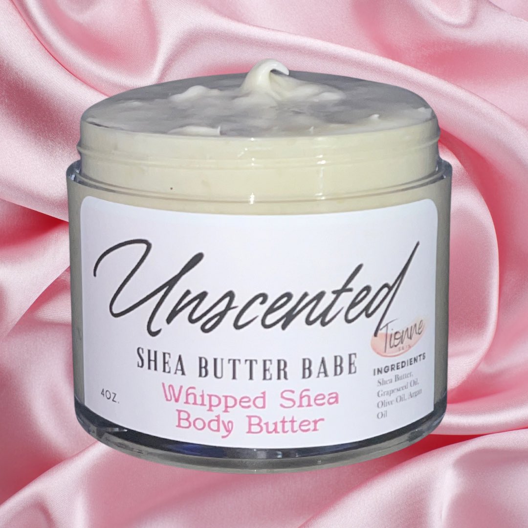 Unscented Shea Butter Babe is great for anyone who has sensitive skin, eczema, psoriasis or dermatitis!

It’s made without any fragrance or colorants