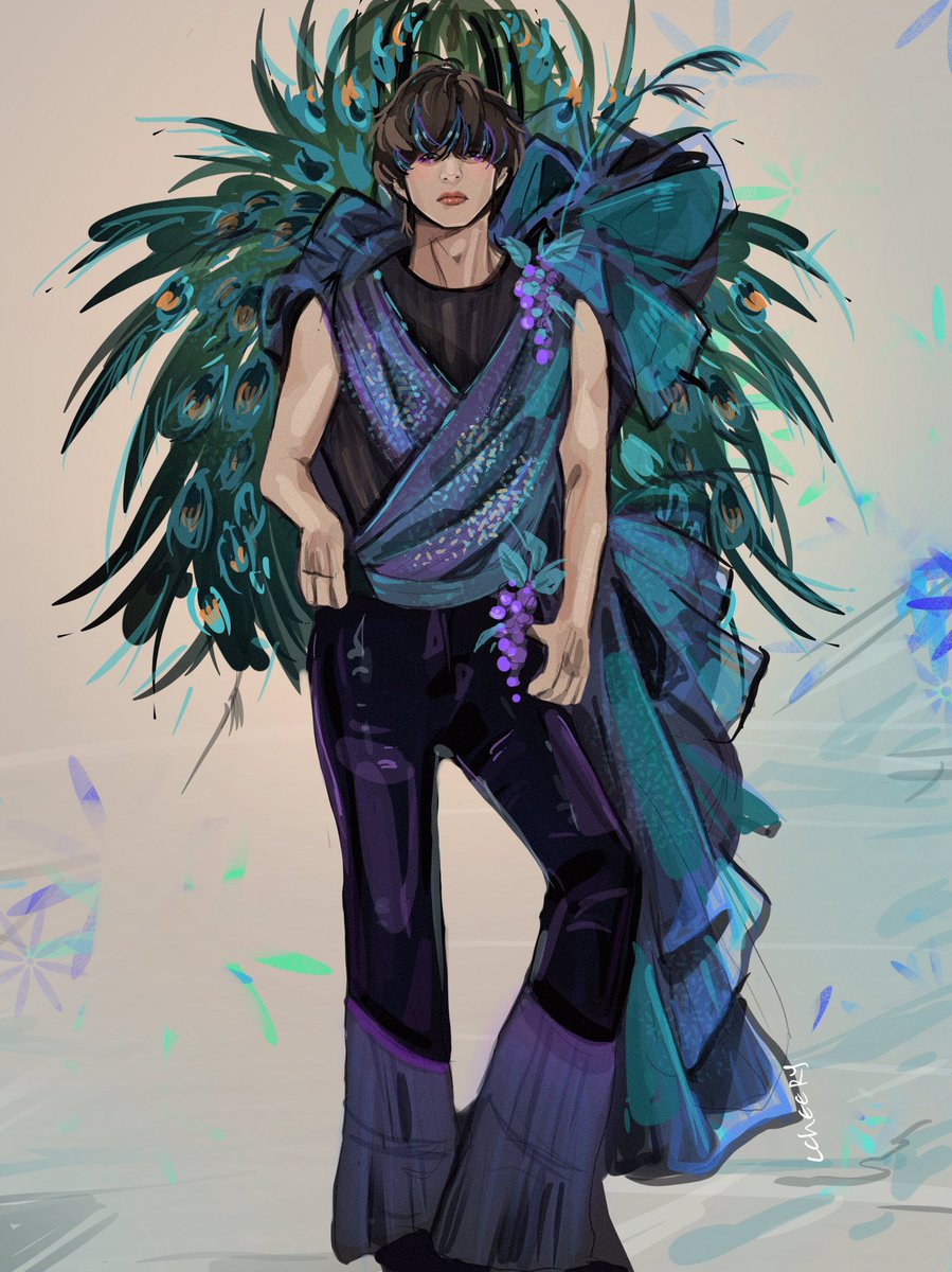 lcheeryart's tweet photo. If Kim Taehyung went to the Met Gala https://t.co/HGUkWHQeo2