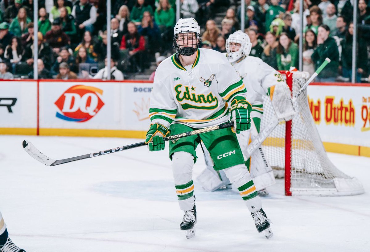 USHL Draft 
Round 6
Pick 92 

Waterloo selects Edina's Sam Peckham 

Peckham played an critical role in the Hornets' Class AA state championship run, locking down opponents' top offensive threats and recording 24 points