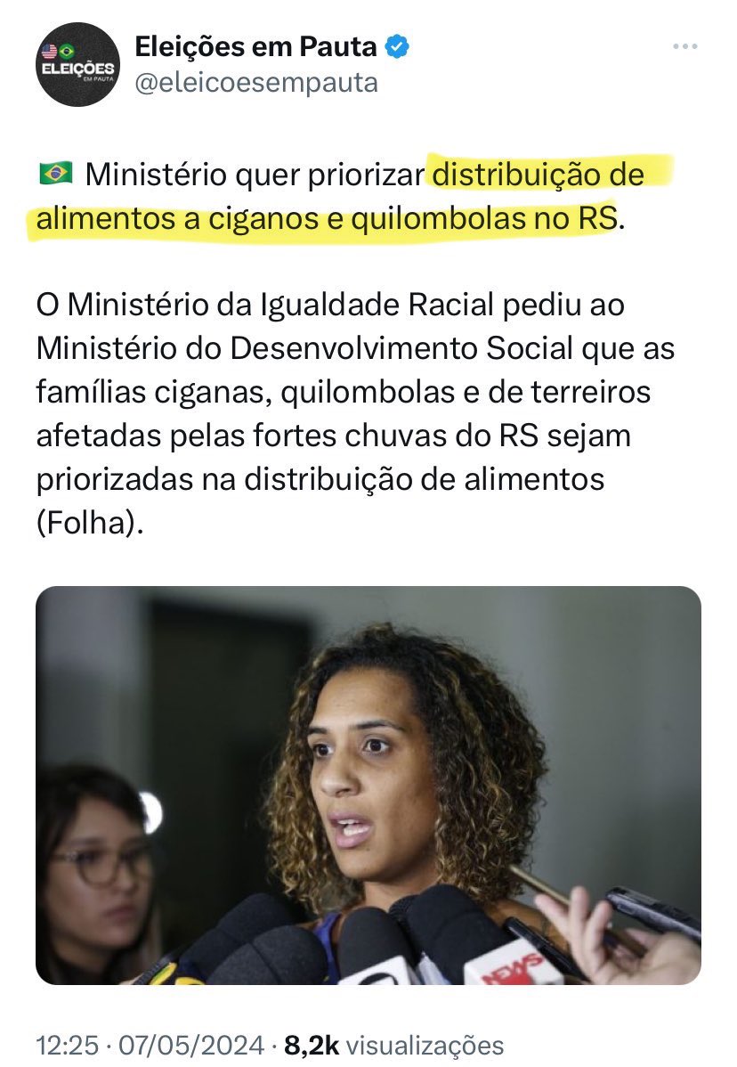 Esse é o governo da lacração, paz e amor. Nem mesmo no pior momento do Brasil eles têm um pingo de noção. Incrível.