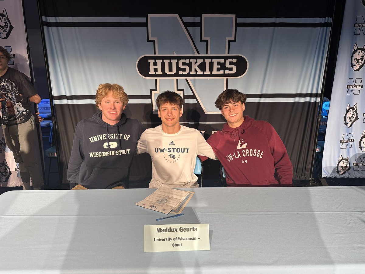 Congratulations to Carter Burns, Maddux Geurts, and Brady Jensen for committing to continuing their academic and athletic careers. The work starts now!